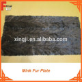 Top Quality Back Paw Mink Fur Plate